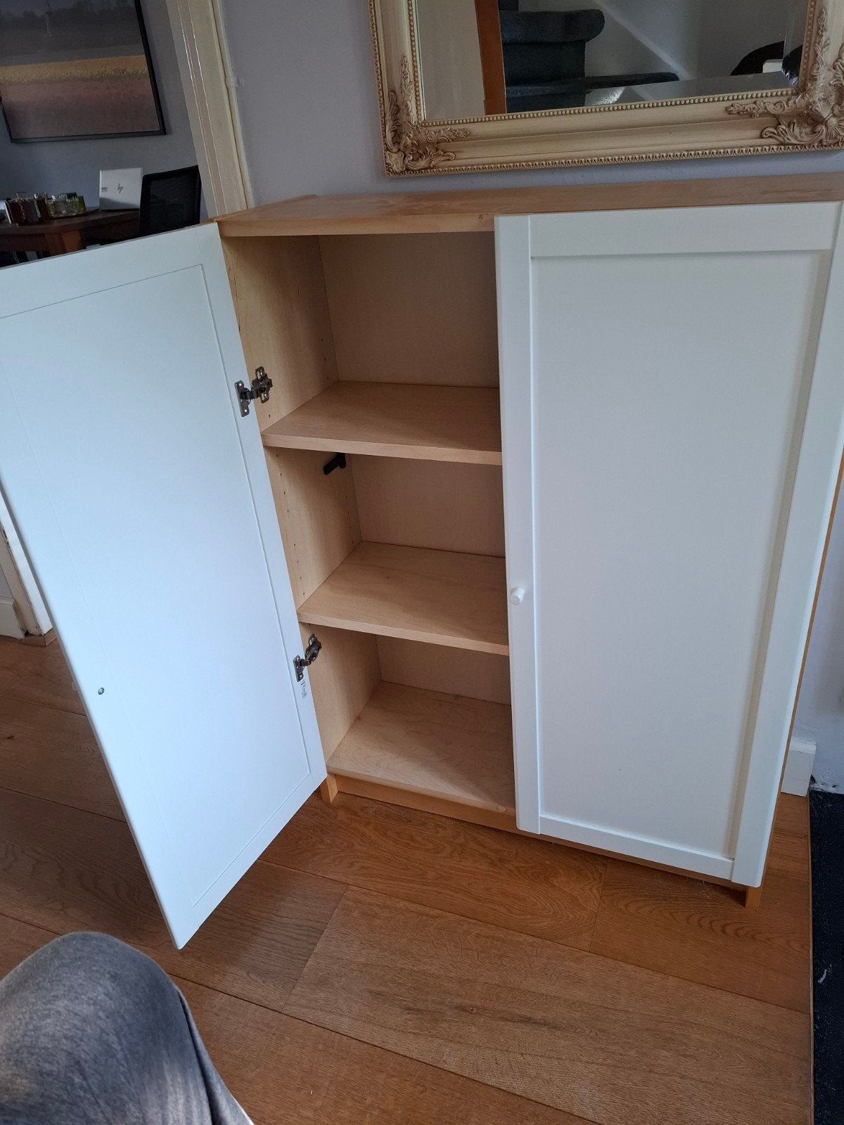 2x een IKEA Billy Boekenkast met deuren., Huis en Inrichting, Ophalen, 100 tot 150 cm, 50 tot 100 cm, 25 tot 50 cm