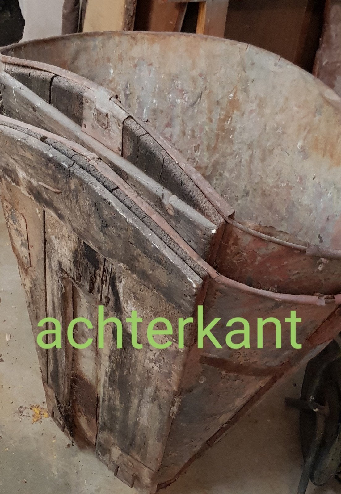 zinken bakken, Ophalen, Gebruikt, Minder dan 30 cm, Rond