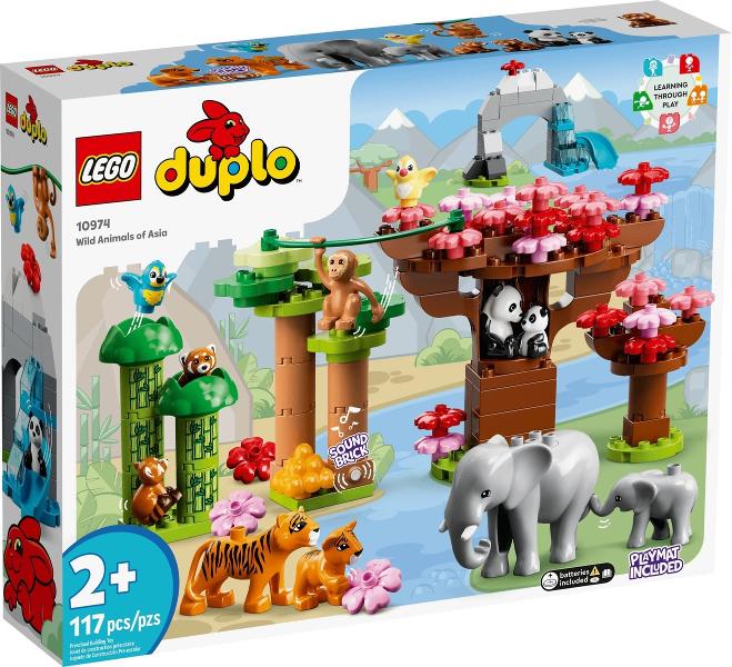 Lego Duplo 10974 Wilde dieren van Azië, Ophalen of Verzenden, Nieuw, Complete set, Duplo
