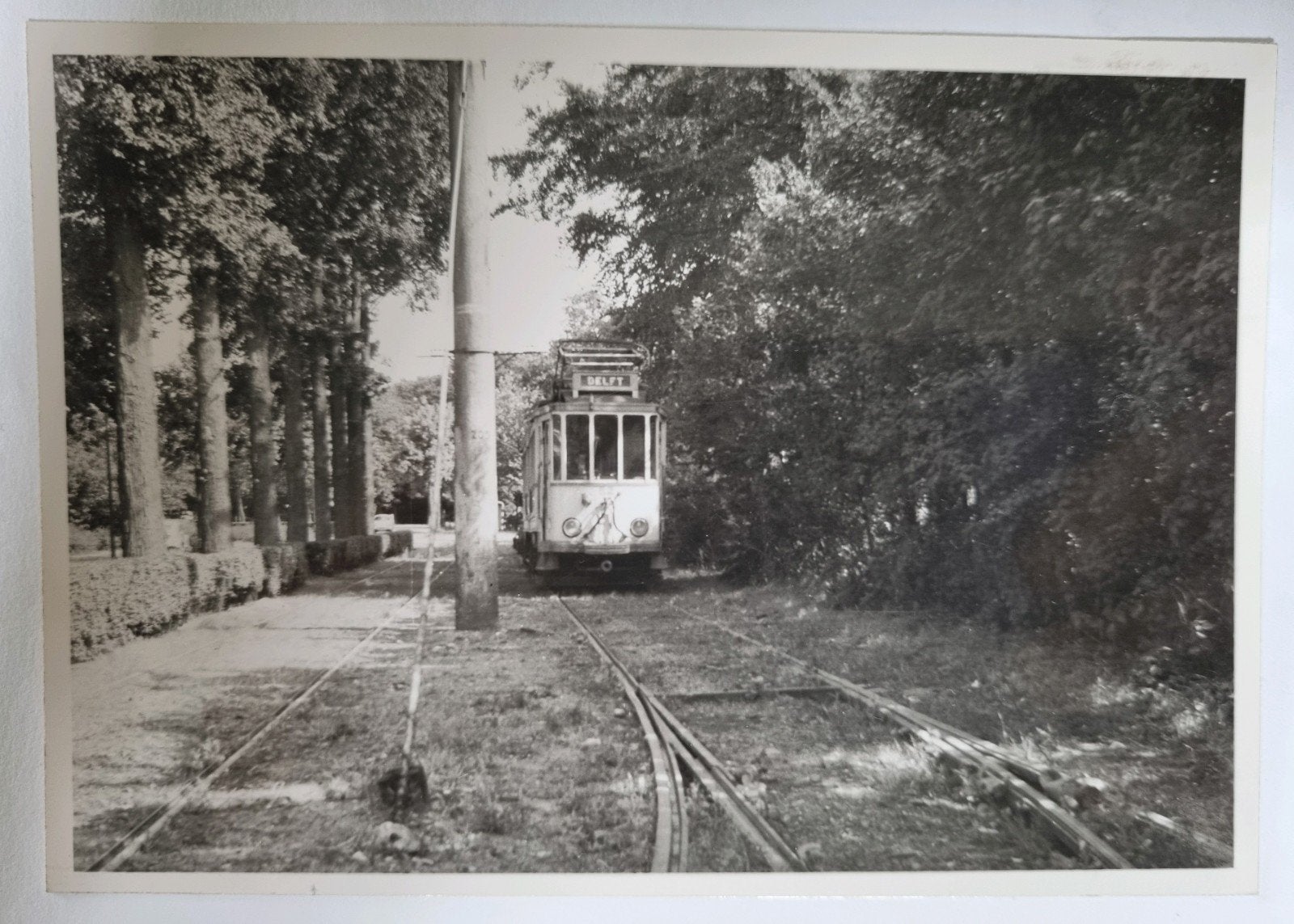 127)Oude tram op Scheveningseweg, Den Haag (foto), Gebruikt, Foto, Ophalen of Verzenden, Voor 1940