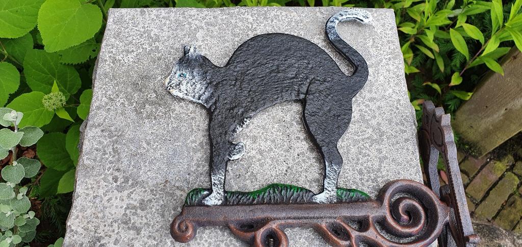 gietijzeren deurbel /POES / KAT, Tuin en Terras, Tuinwanddecoratie, Huis en tuin decoratie Marie, Nieuw, Info@huisentuindecoratiemarie.nl
