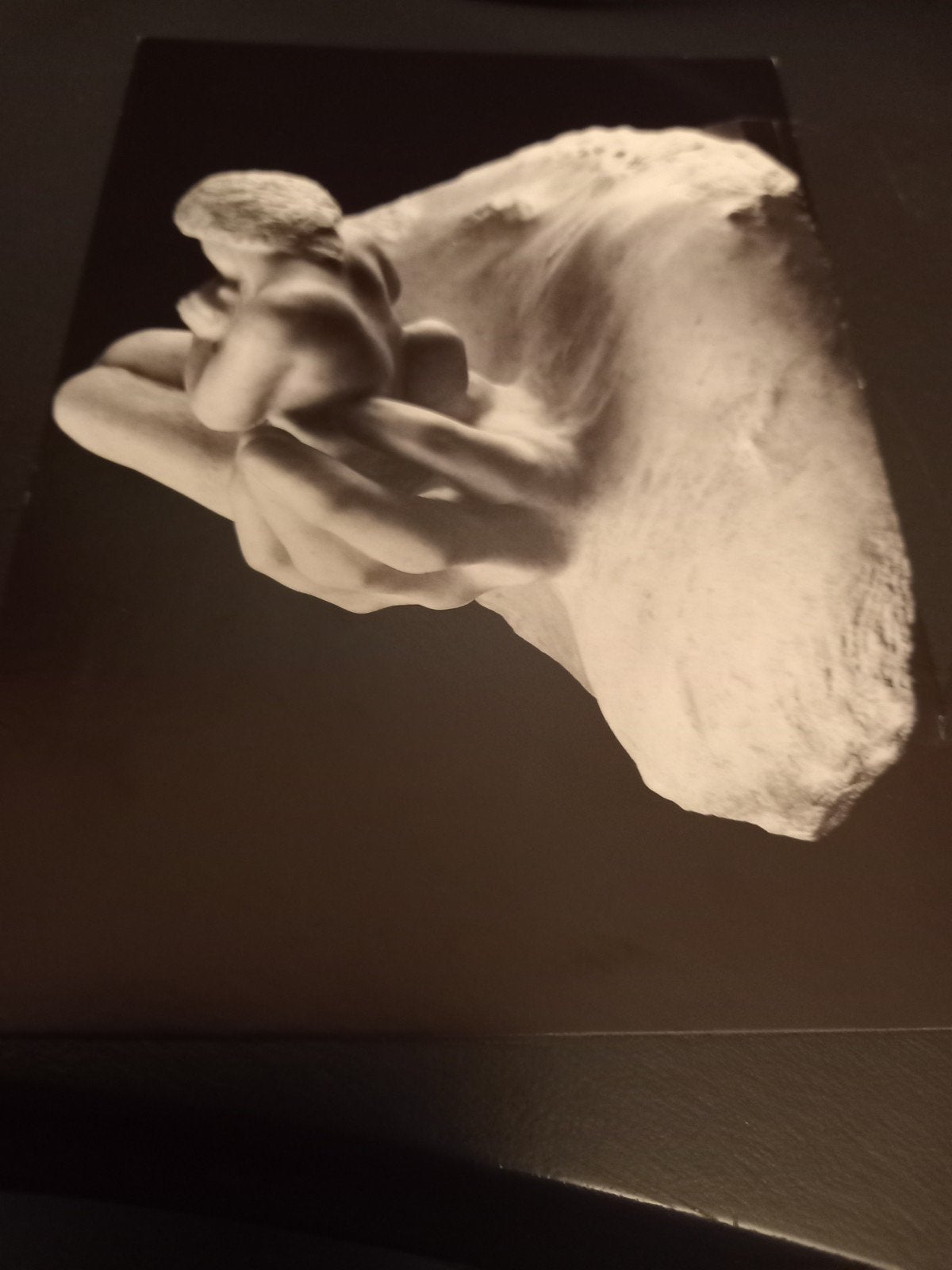 3 kunstkaarten  Rodin Ongelopen, Verzenden, 1940 tot 1960, Ongelopen