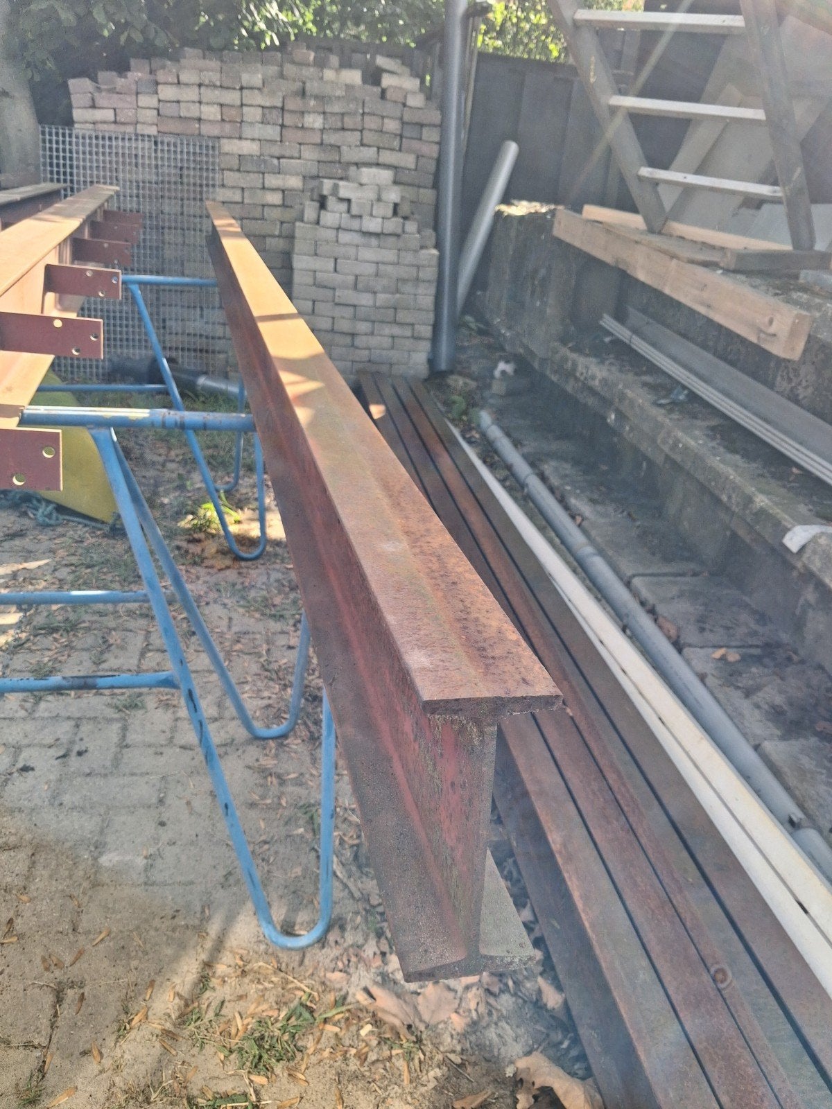5 I balken 160x75, Ophalen, Gebruikt, IJzer