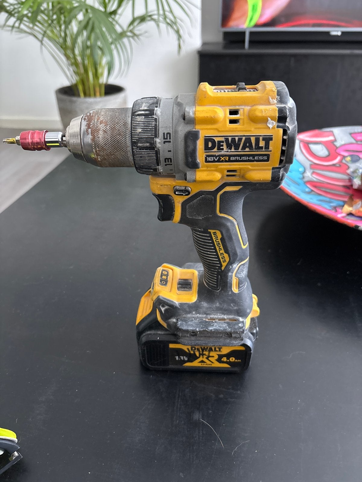 Dewalt 18V XR Brushless Boor- en Schroefmachine, Ophalen, Gebruikt, Boor- en Schroefmachine, Variabele snelheid
