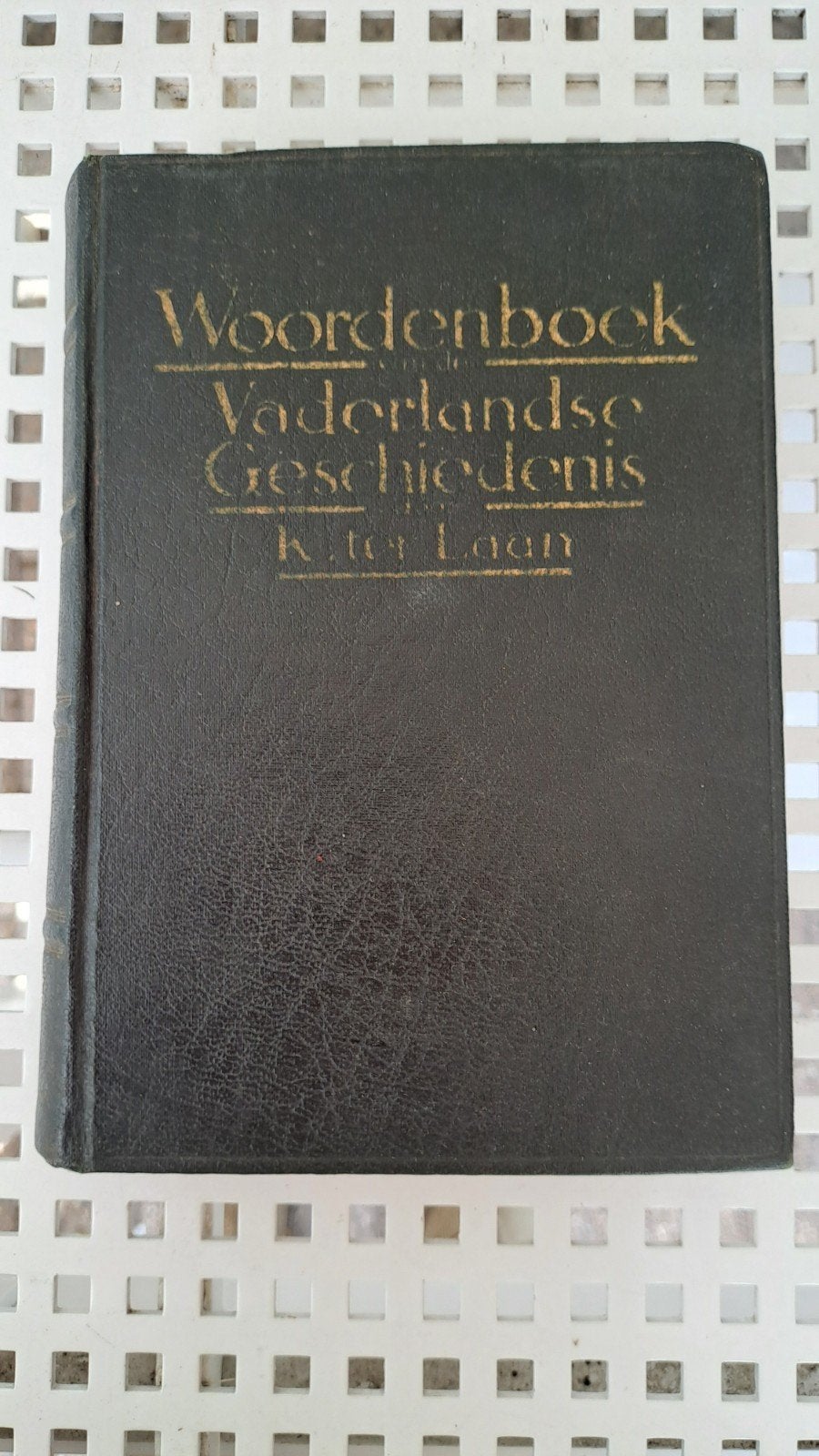 Woordenboek van de Vaderlandse Geschiedenis (1939), Boeken, Ophalen of Verzenden, Gelezen, K. ter Laan