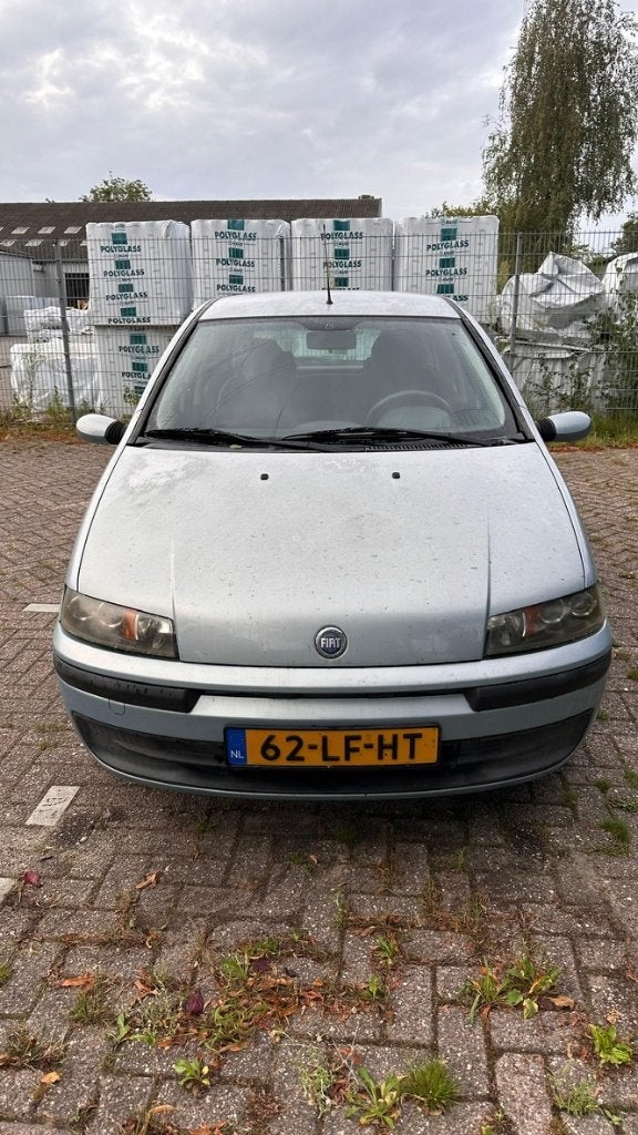 Fiat Punto HLX 1.2 16V 5DR 2002 Blauw, Voorwielaandrijving, Stof, 4 cilinders, Origineel Nederlands