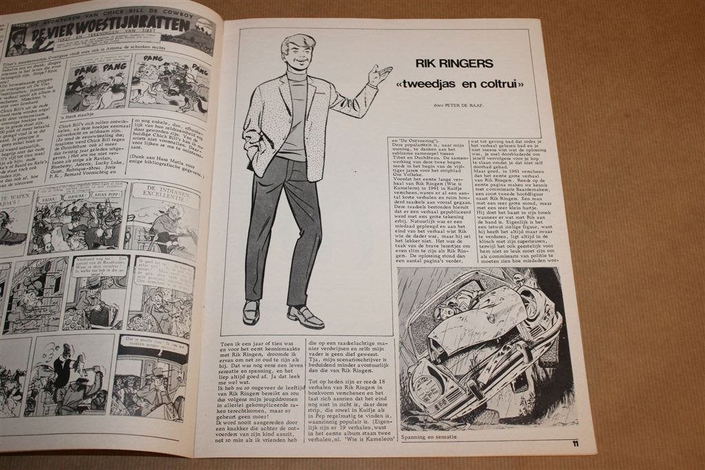 Stripschrift nr. 65+ — Rik Ringers en Tibet 1974, Boeken, Eén stripboek, Ophalen of Verzenden, Gelezen