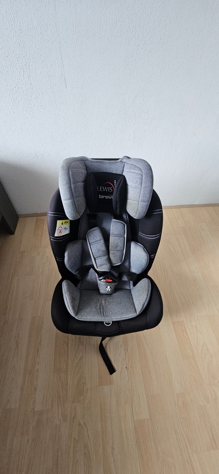 Lewis Brevi Autostoel - Groep 0+/1/2/3, Gebruikt, Verstelbare rugleuning, 9 t/m 36 kg, Isofix