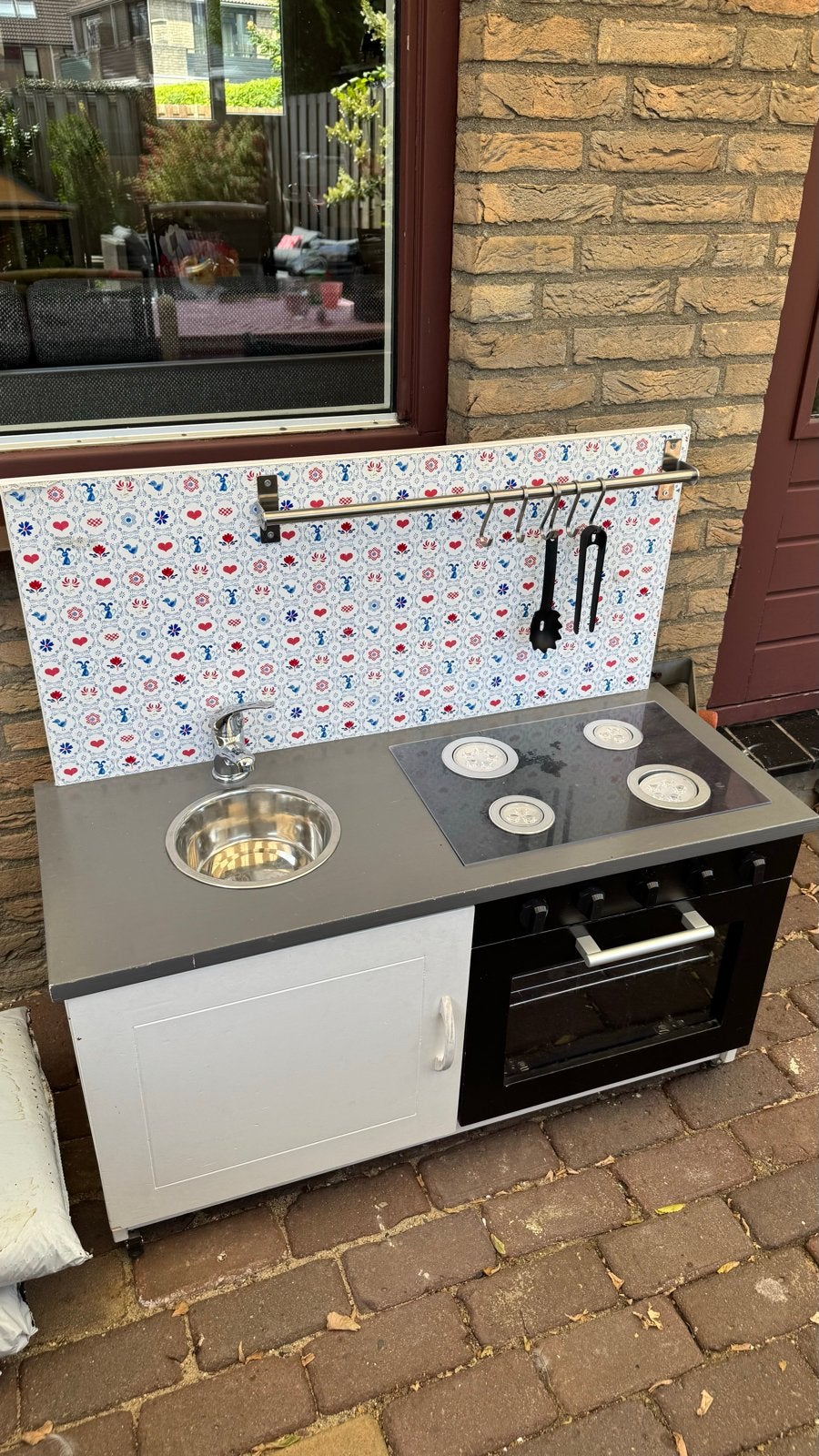 Speelkeuken met accessoires, Ophalen, Gebruikt, Ontdekken, Met licht