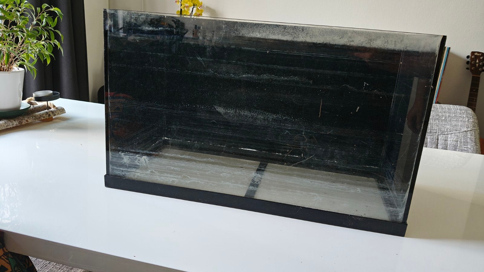 Open aquarium 60x30x36, Dieren en Toebehoren, Vissen | Aquaria en Toebehoren, Ophalen, Zo goed als nieuw, Leeg aquarium