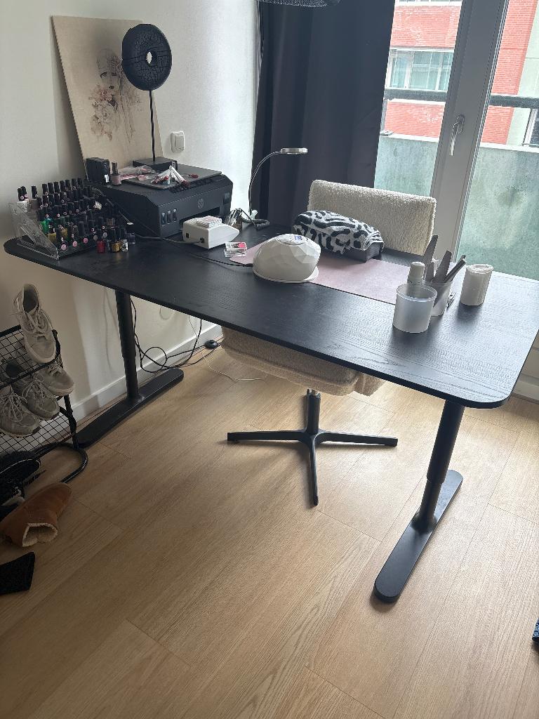 GRATIS AFHALEN - Bureau, Huis en Inrichting, Bureaus, Gebruikt, Hout, IKEA, Ophalen