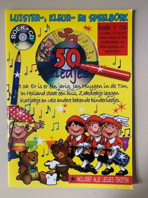 Luister-, kleur- en speelboek , nog nieuw (B51), Ophalen of Verzenden, Nieuw
