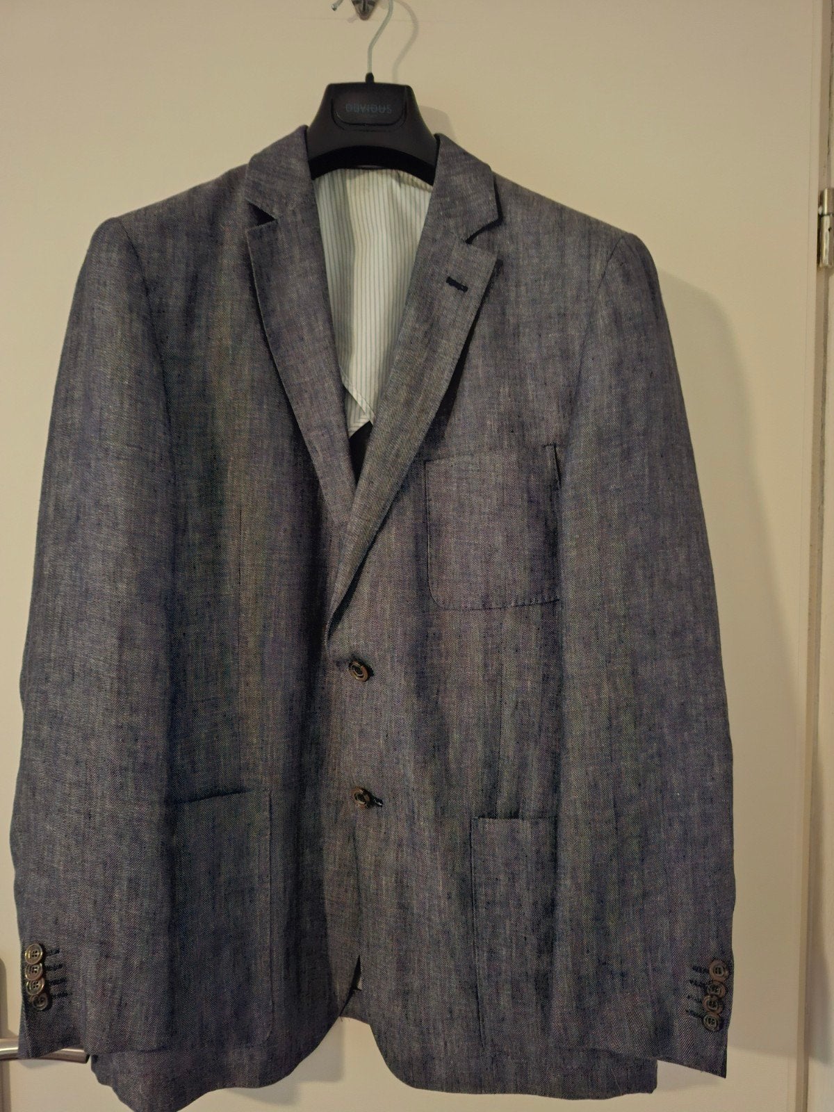 Arrow heren colbert donkerblauw gemêleerd maat 52, Kleding | Heren, Maat 52/54 (L), Blauw, Arrow, Ophalen of Verzenden