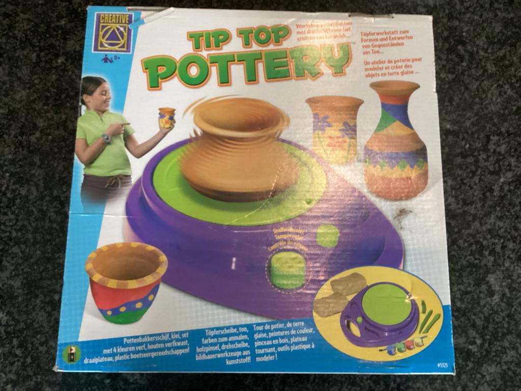 Tip Top Pottery: Creatieve Pottenbakset voor Kinderen, Ophalen of Verzenden, Zo goed als nieuw