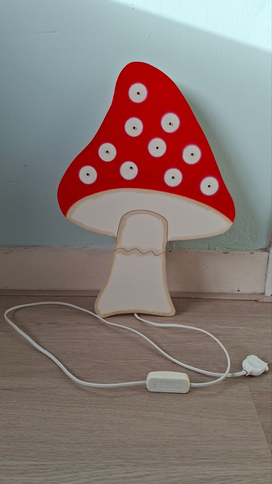 nachtlampje paddenstoel, Ophalen, Lamp