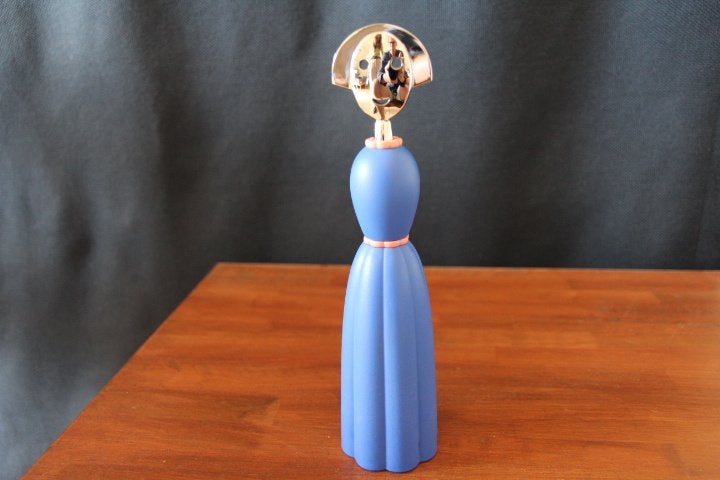 Allesi Anna pepermolen blauw, Kunststof, Ophalen of Verzenden, Zo goed als nieuw, Alessi