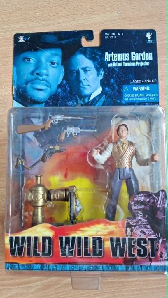 Vintage Wild Wild West – Artemus Gordon actiefiguur uit 1999, Verzamelen, Speelgoed, Ophalen of Verzenden, Gebruikt