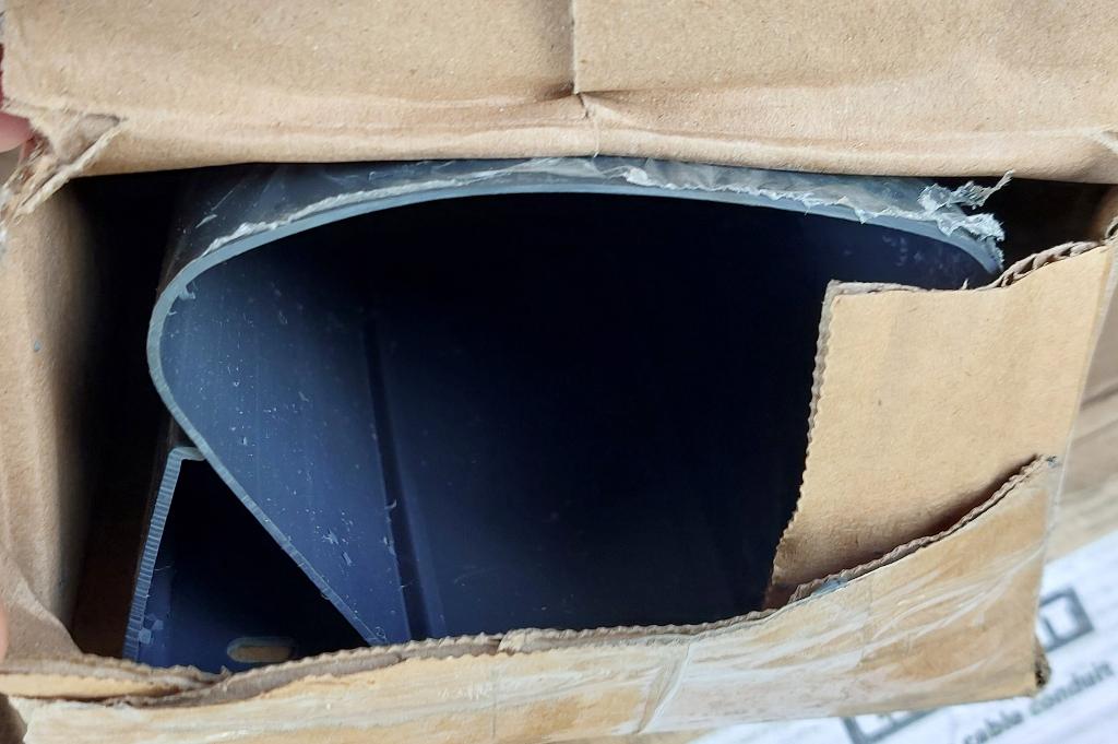 Leidingkanaal goot 10 mtr voor airco warmtepomp 125x75 grijs, Ophalen, Pvc, 6 meter of meer, Nieuw