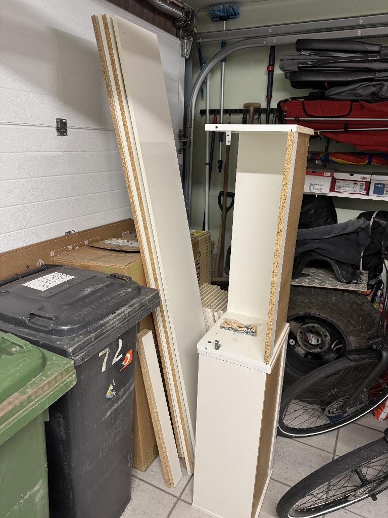 IKEA Billy Boekenkasten wit, Ophalen, Met plank(en), Gebruikt, 200 cm of meer