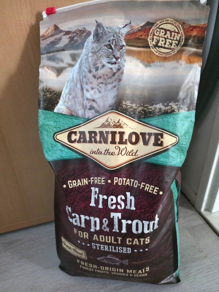 Carnilove Fresh Carp & Trout Sterilised 6kg kattenvoer, Ophalen of Verzenden, Kat