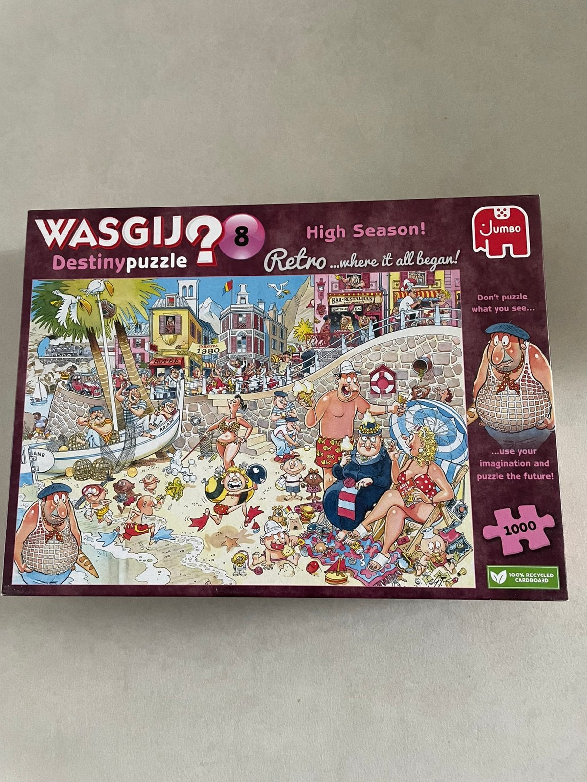 WASGIJ? Destiny puzzle 8, Ophalen of Verzenden, 500 t/m 1500 stukjes, Zo goed als nieuw