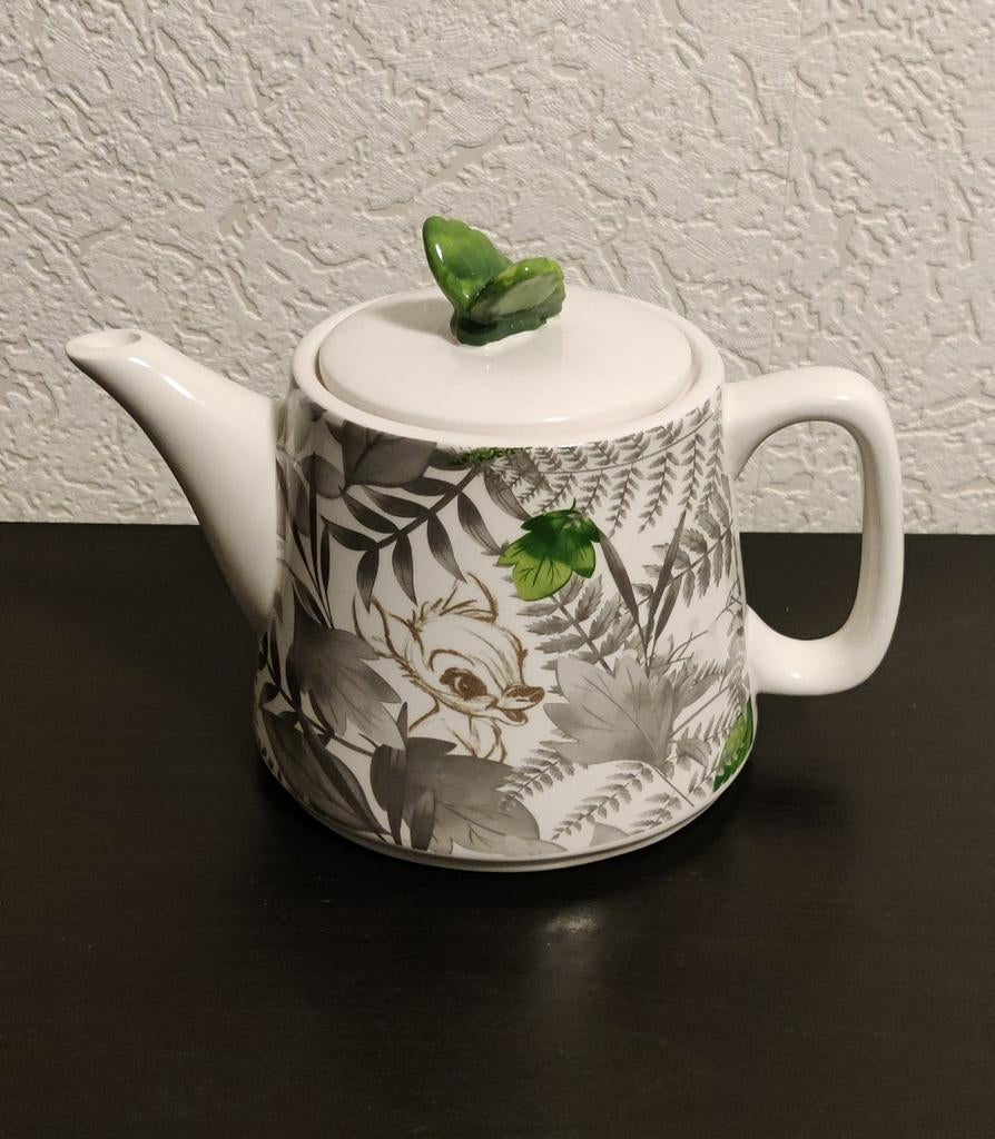 Disney Bambi theepot - Nieuwstaat, Huis en Inrichting, Keuken | Servies, Nieuw, Overige typen, Overige stijlen, Keramiek, Ophalen of Verzenden