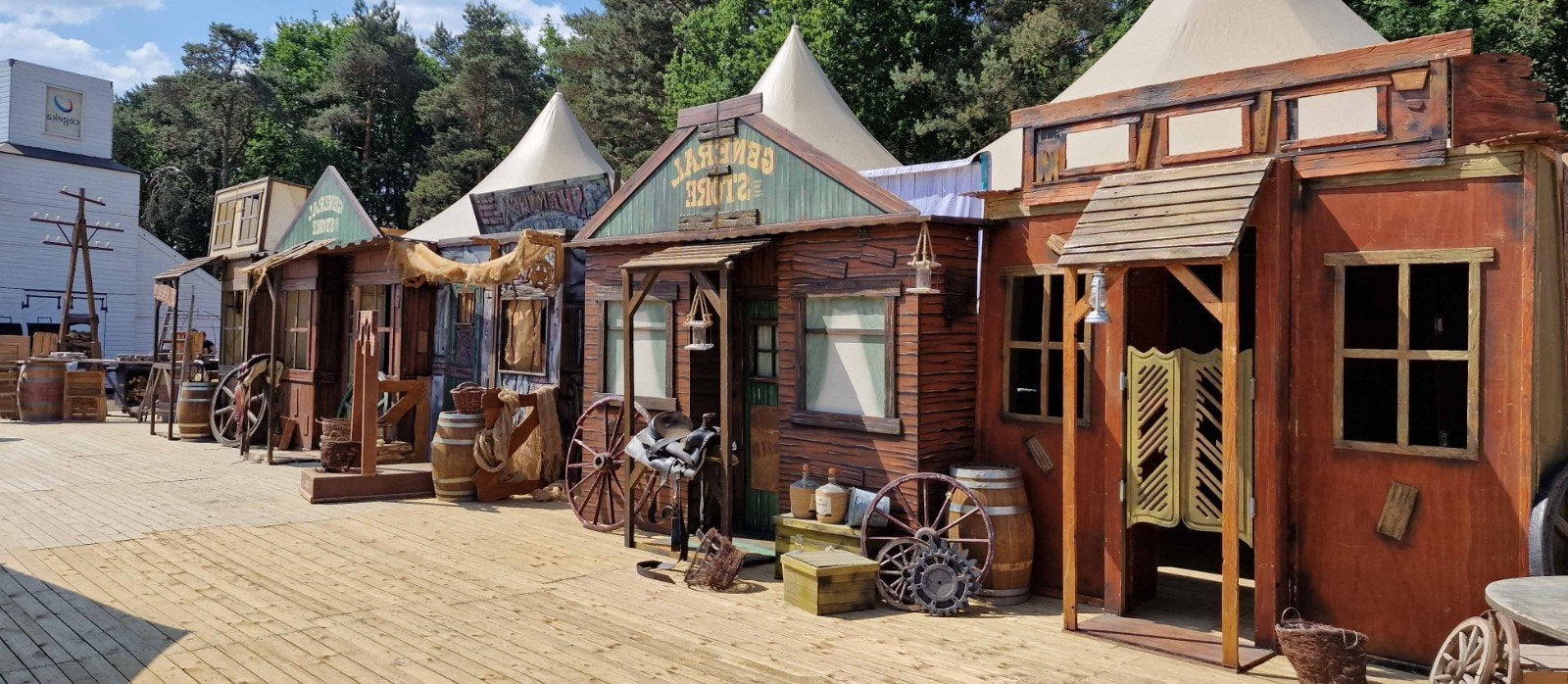 country en westernfeest, Ophalen