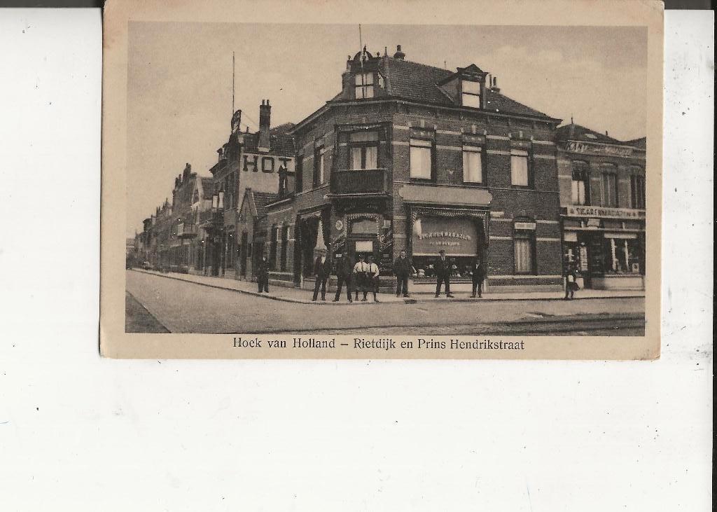 Hoek van Holland Rietdijk -en Prins Hendrikstraat, Ophalen of Verzenden, Voor 1920, Ongelopen, Zuid-Holland