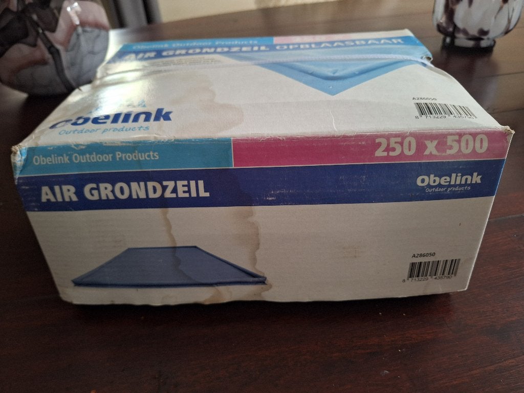 Air grondzeil, Caravans en Kamperen, Ophalen, Nieuw