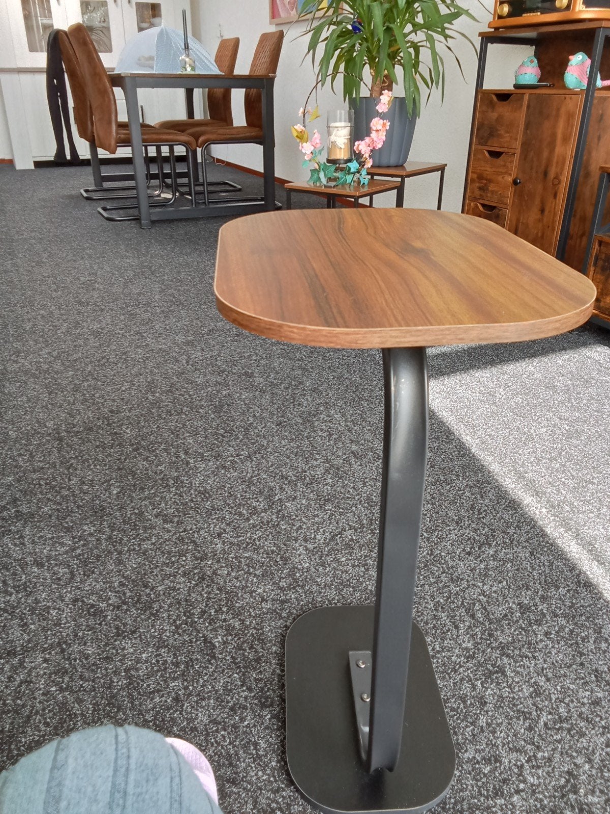 bijzettafel mahonie hout, Ophalen, Zo goed als nieuw