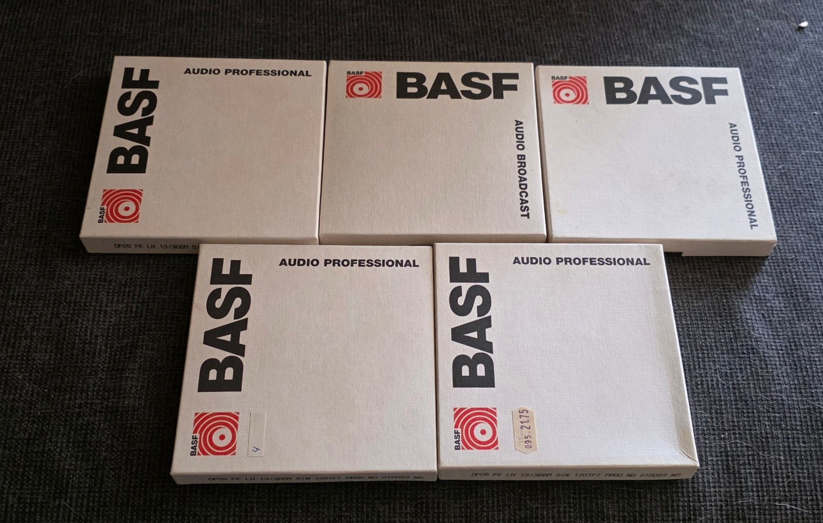 5x BASF Audio Professional Spoelen (nieuw in doos), Audio, Tv en Foto, Bandrecorders, Ophalen of Verzenden, Onderdeel, Met banden