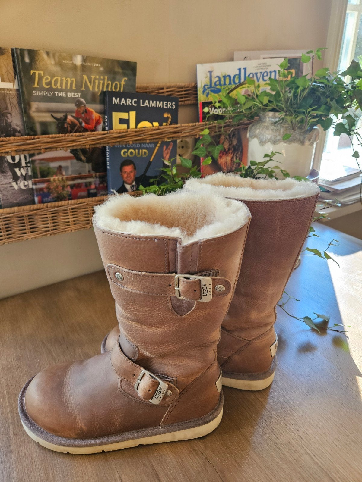 Originele UGG model Kensington maat 37, Hoge laarzen, UGG, Bruin, Ophalen of Verzenden