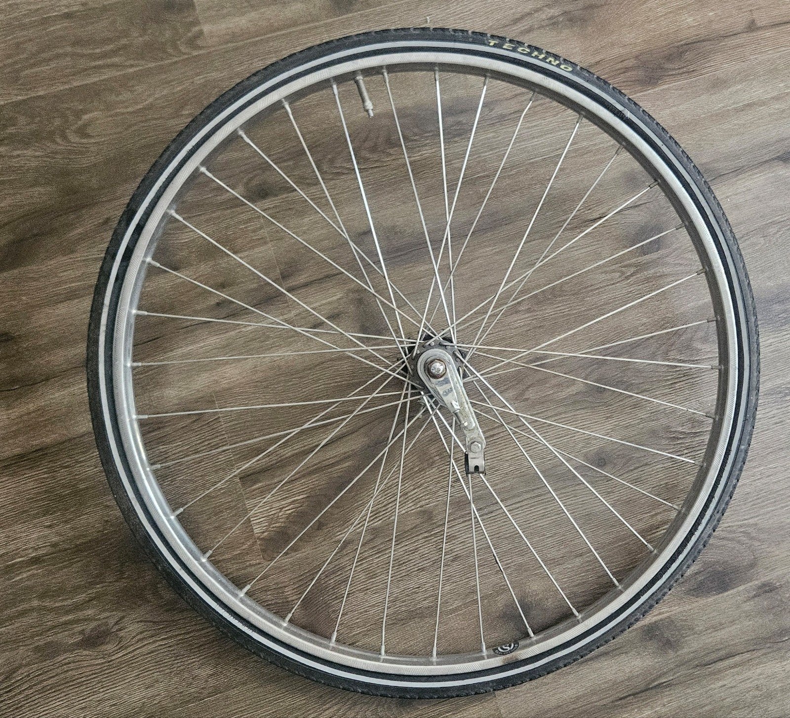 Fietswiel RVS achterwiel terugtraprem 28 inch, Ophalen of Verzenden, Band