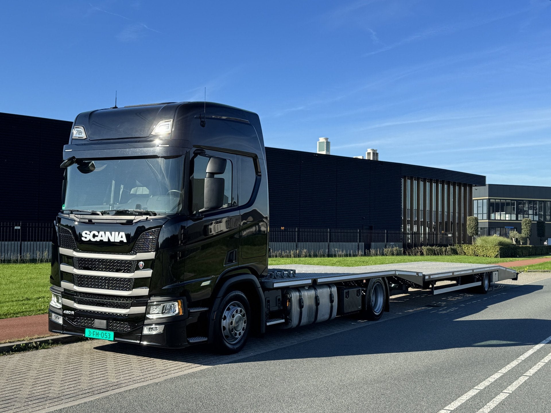 Scania R420 Campertransporter / Autotransporter / Caravantra, Automaat, Dealer onderhouden, Achterwielaandrijving, Scania