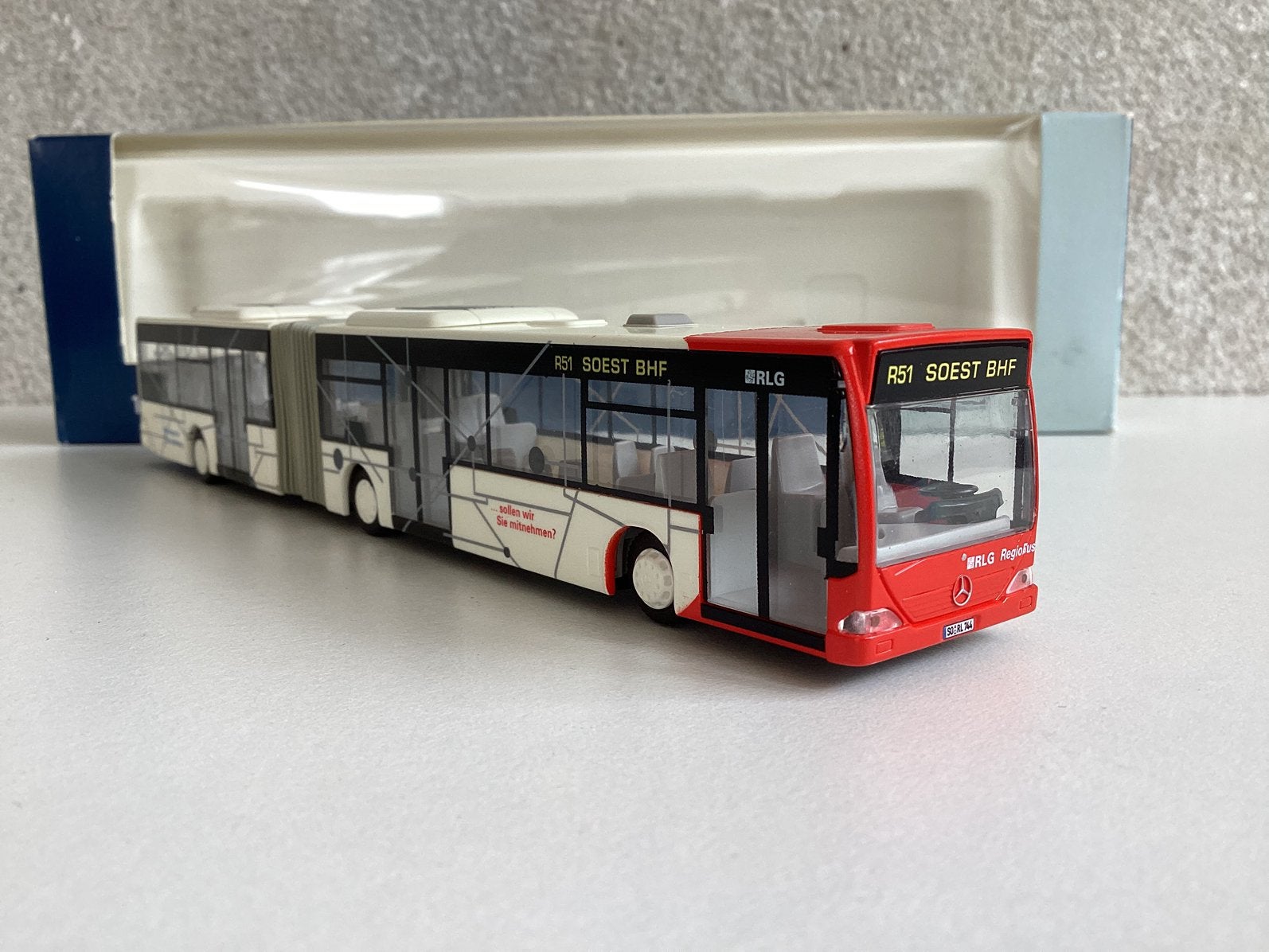Mercedes Citaro G O530 (RLG Regiobus, R51 Soest) 1:87 Rietze, Ophalen of Verzenden, Nieuw, Bus of Vrachtwagen, Rietze