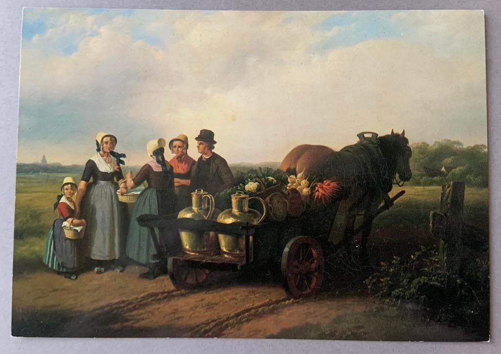 C. Kimmel, naar de markt, zeeuws museum, Verzenden, Ongelopen