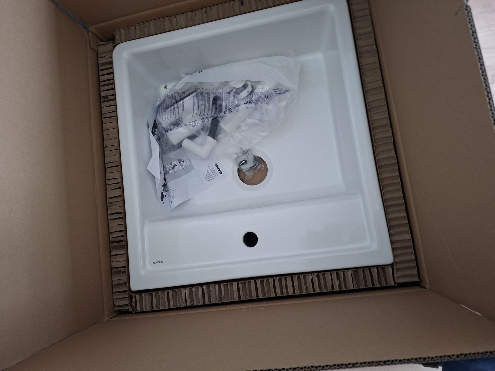 Blanco panor 60 spoelbak, Ophalen, Nieuw, 25 tot 50 cm, Minder dan 100 cm