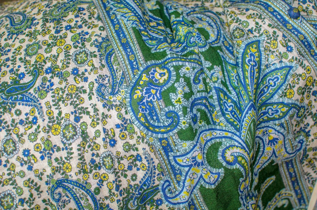 Zimmermann Ottie Paisley Long Sleeve Linen, Green Paisley, Kleding | Dames, Jurken, Maat 38/40 (M), Zimmermann, Ophalen of Verzenden