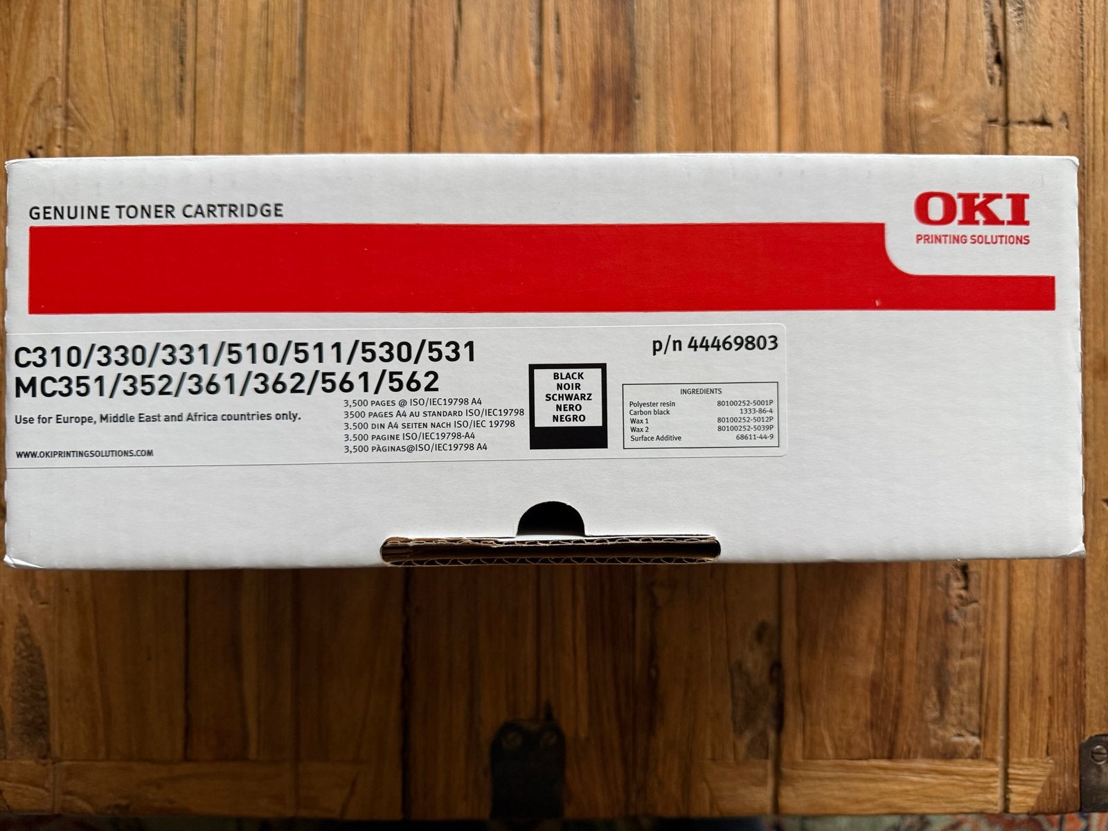 Nieuwe OKI Toner Cartridge Zwart C310/330/510/530/MC351/361/, Computers en Software, Zwart-en-wit printen, Printer, Nieuw, Ophalen of Verzenden