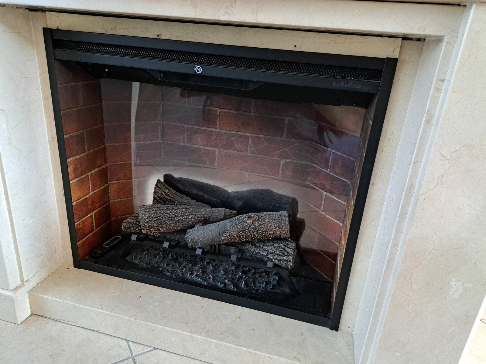 Dimplex Revillusion elektrische inbouwhaard, Ophalen, Gebruikt, Inbouwhaard, Elektrische haard