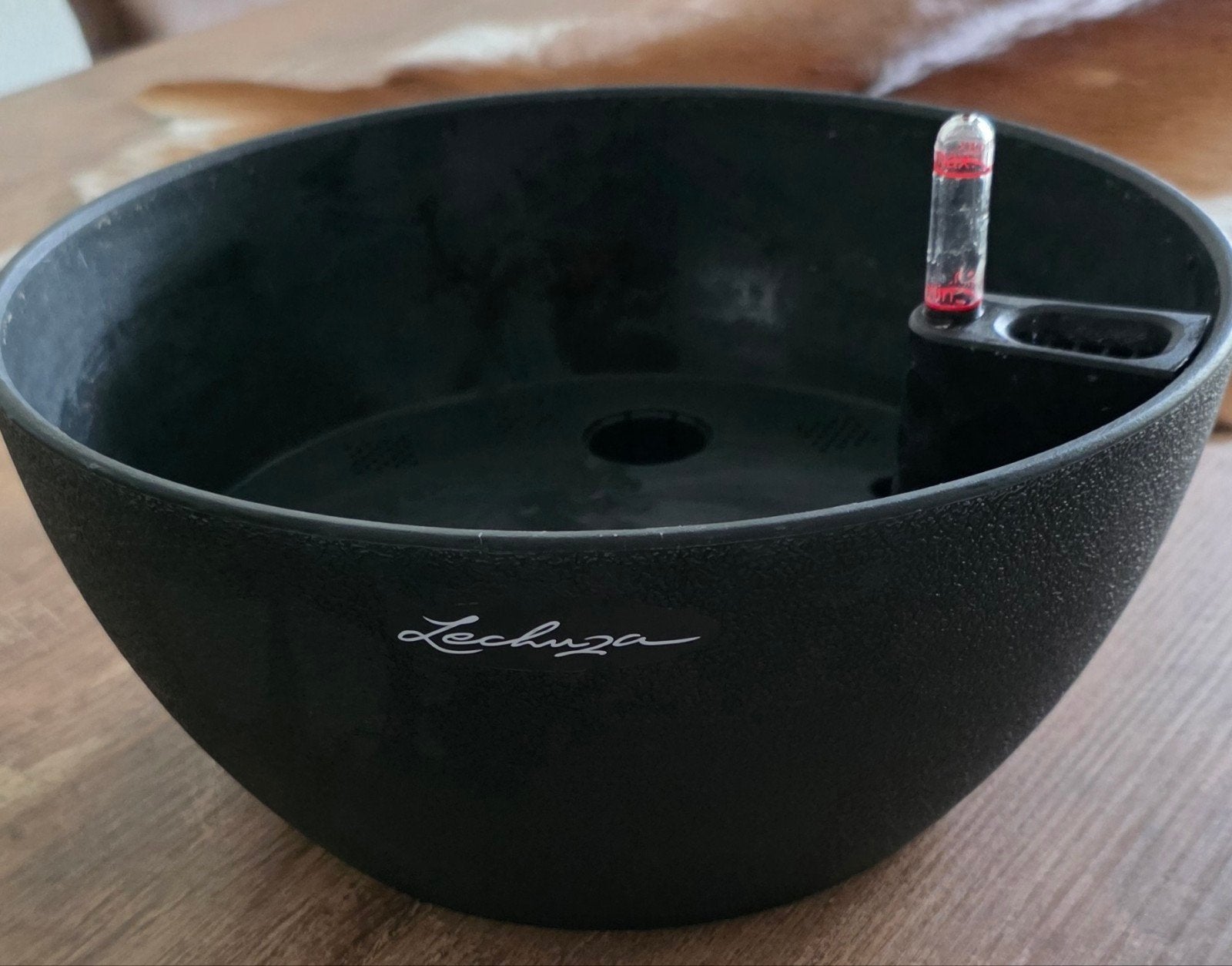 Lechuza zelfwaterende  bloempot met watermeter - Zwart, Ophalen of Verzenden
