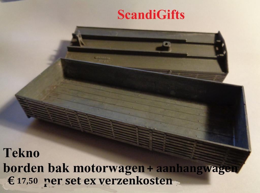 tekno borden bakken set, Ophalen of Verzenden, Nieuw, Bus of Vrachtwagen, Tekno