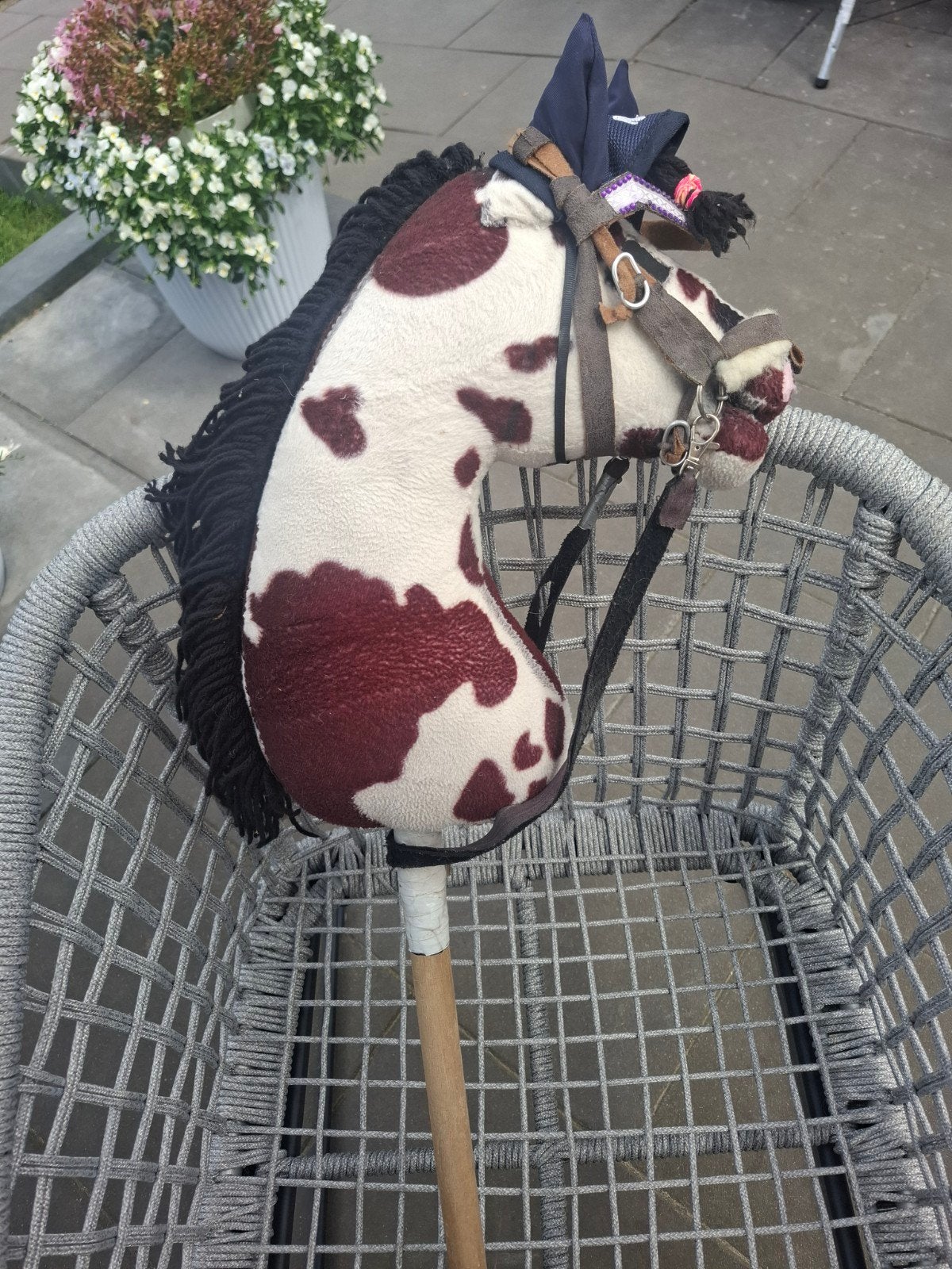 2 stokpaarden, Kinderen en Baby's, Speelgoed | Overig, Ophalen, Gebruikt, Jongen of Meisje