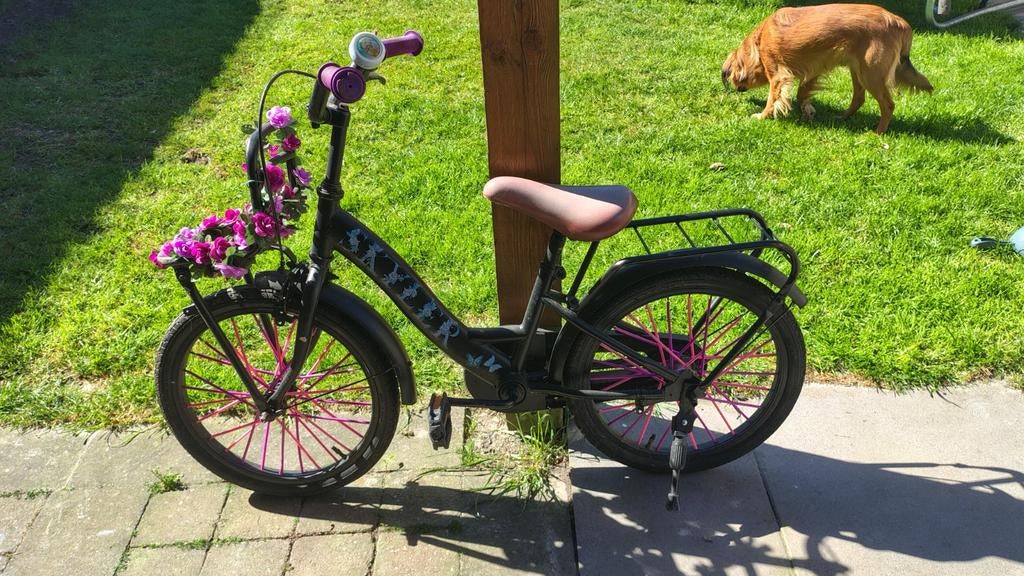 Kinderfiets, 16 inch, Ophalen, Gebruikt, Terugtraprem, 16 tot 20 inch