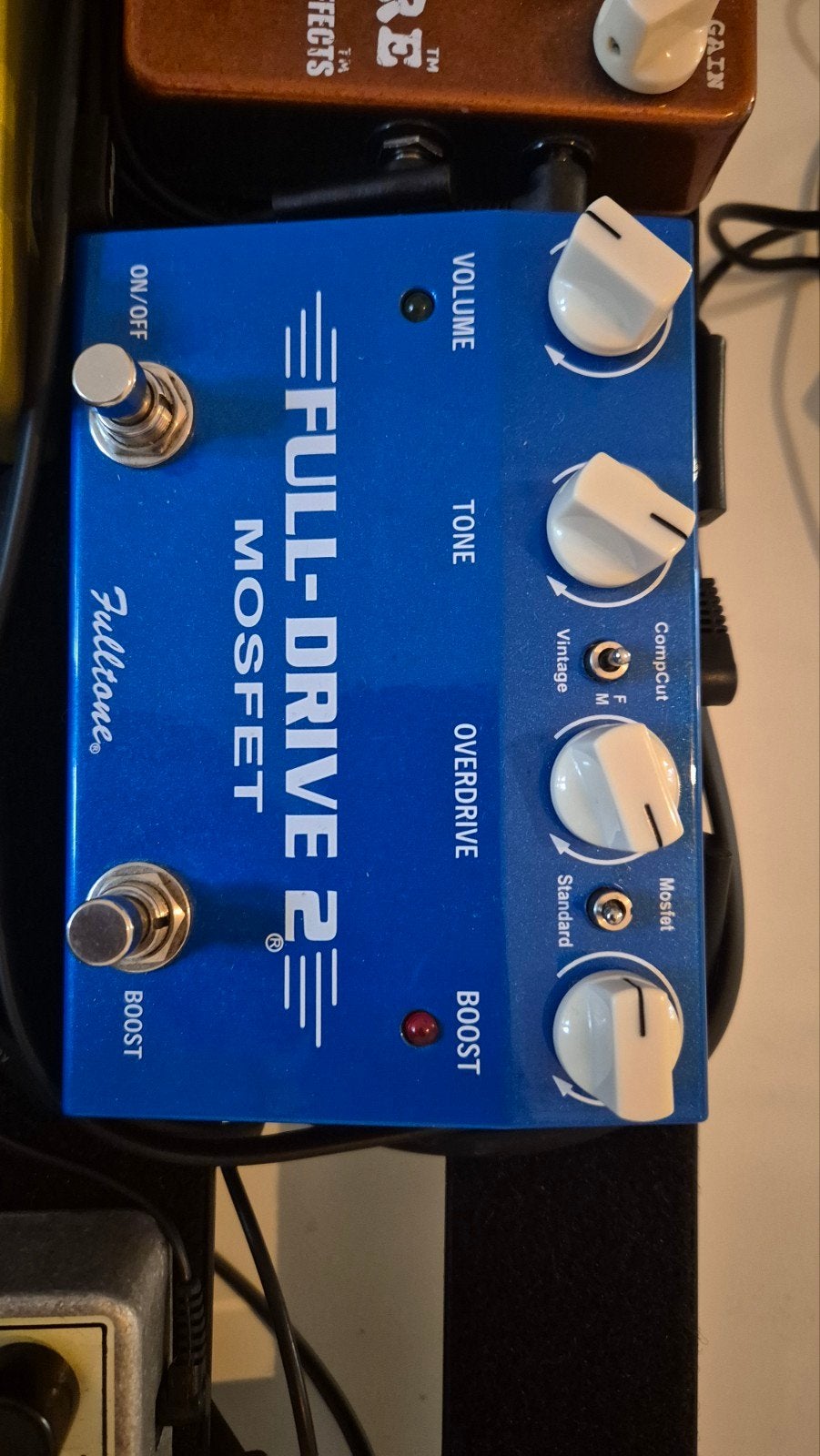 Fulltone Full Drive 2 Overdrive Pedaal - Zeer Goede St, Muziek en Instrumenten, Ophalen of Verzenden, Zo goed als nieuw, Distortion, Overdrive of Fuzz