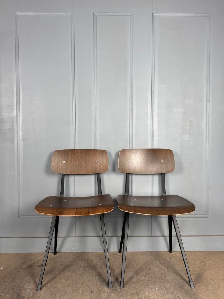12 HAY Result design stoelen door Friso Kramer, Bruin, Ophalen of Verzenden, Vijf, Zes of meer stoelen, Hout