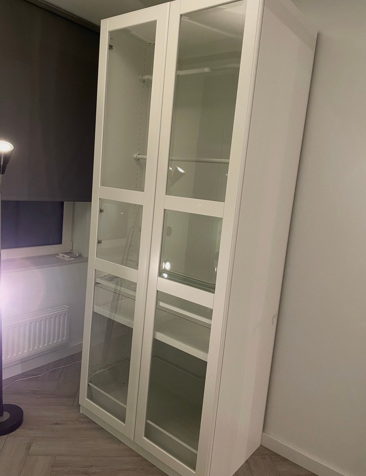 Ikea Pax Kast met glazen deuren - Goede staat, Ophalen, Gebruikt, 200 cm of meer, 50 tot 100 cm