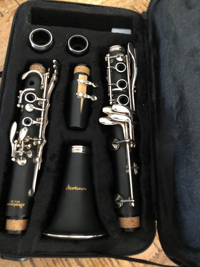 Klarinet, Muziek en Instrumenten, Bes-klarinet, Overige materialen, Ophalen of Verzenden, Zo goed als nieuw