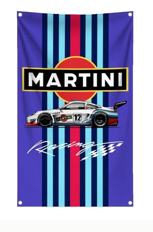 Grote vlaggen Martini (150x90cm), Ophalen of Verzenden, Nieuw