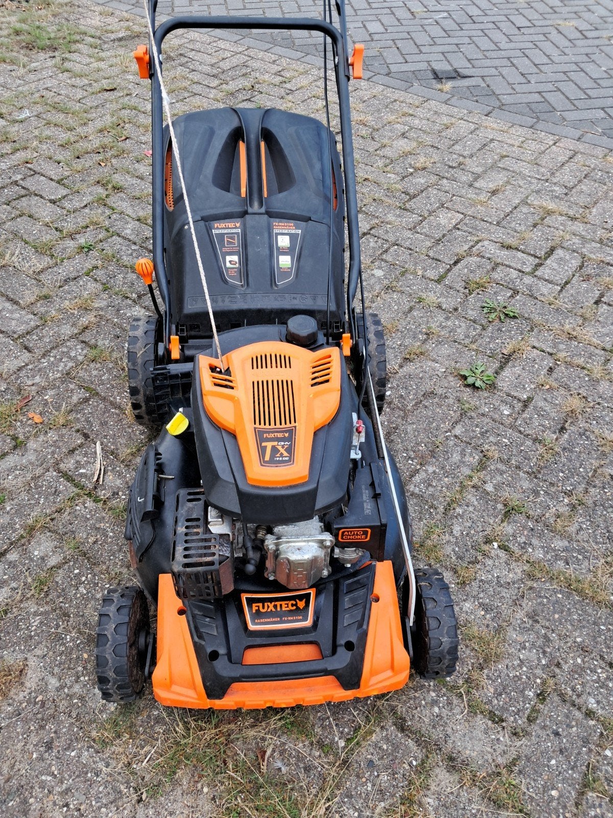 grasmaaimachine benzine voor onderdelen, Ophalen, Cirkelmaaier, Gebruikt, Fuxtec tx 196 cc